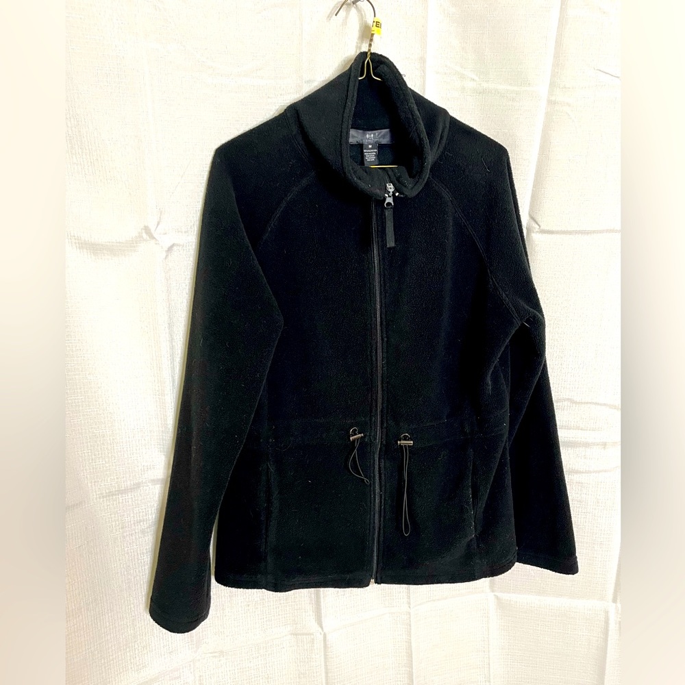 Fleece woman's zip up jacket